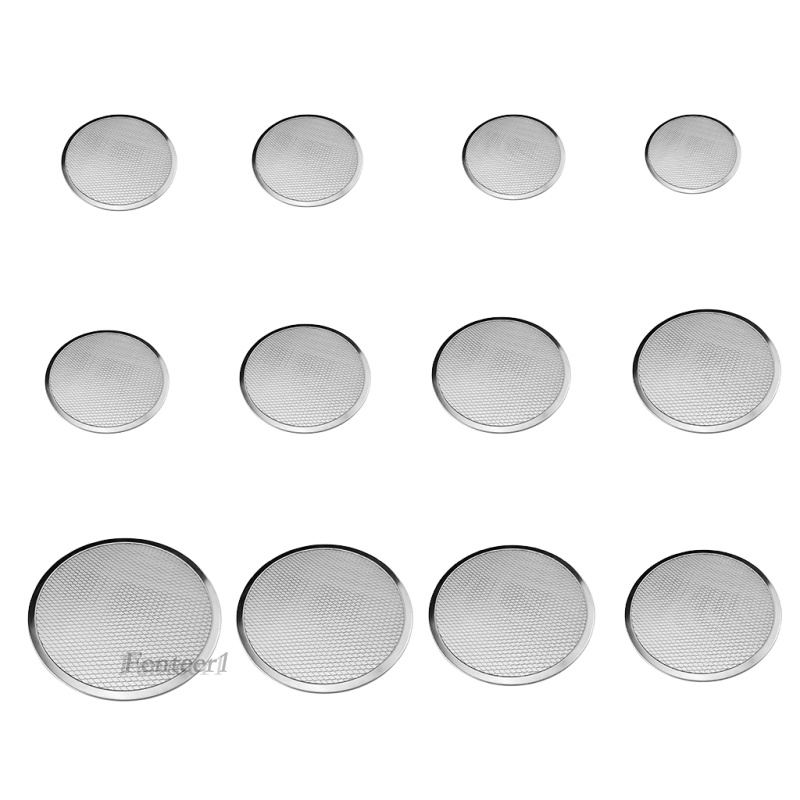 [FENTEER1]Pizza Stones Aluminum Mesh Pizza Screen Pasta Baking Tray Net Pizza 6inch