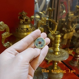 ĐỒNG XU ÂM DƯƠNG PHONG THỦY CHIÊU TÀI LỘC,TẠO LINH KHÍ
