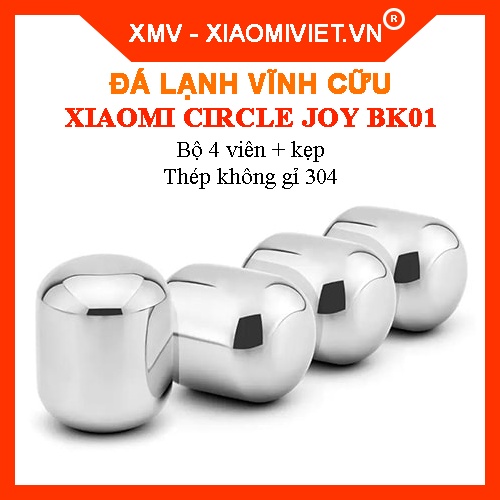 Đá lạnh vĩnh cửu Xiaomi Circle Joy - Bộ 4 viên + 1 kẹp - Hàng chính hãng