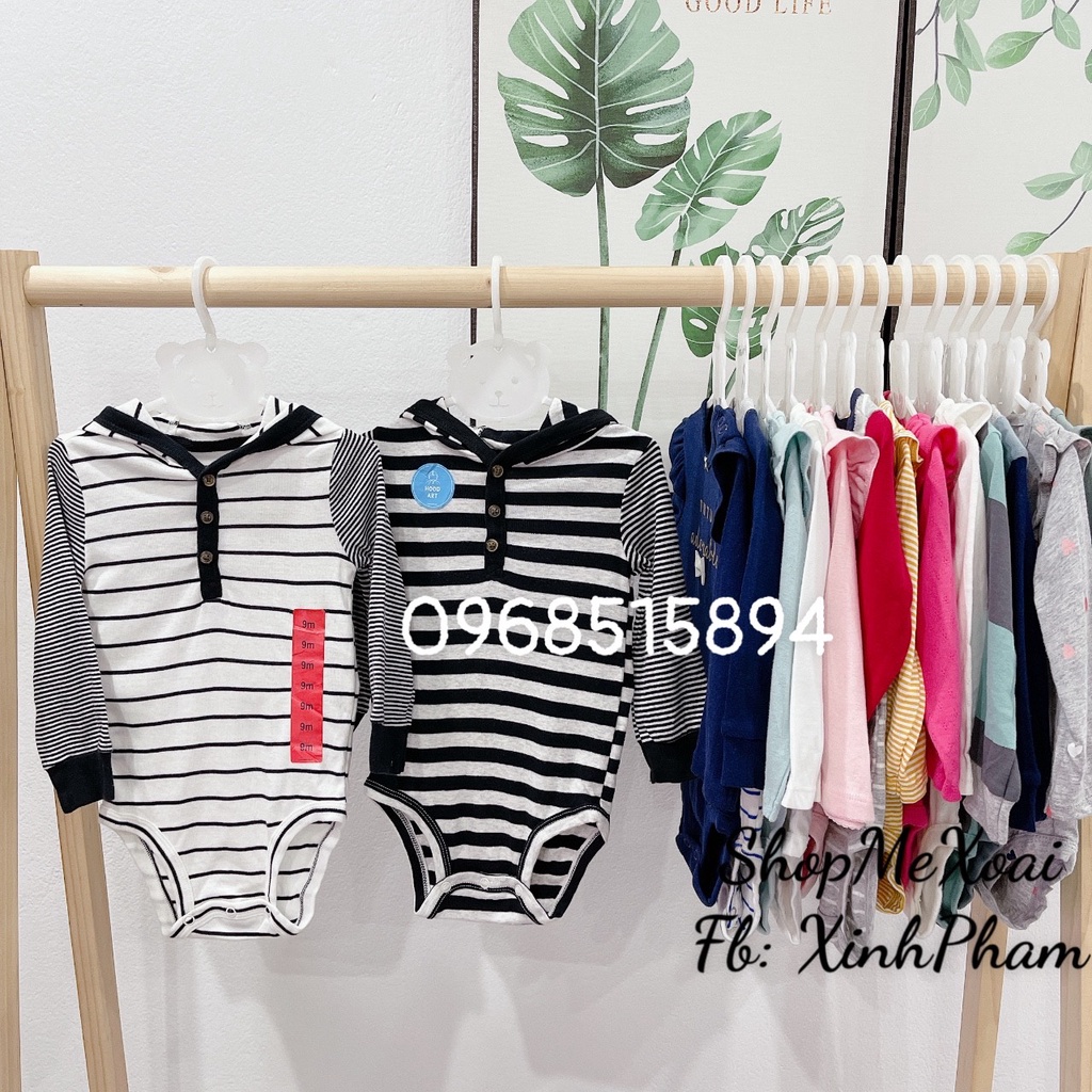 BODYCHIP CÁNH TIÊN,CÓ MŨ SIZE 24M ,BODYCHIP DÀI TAY MIX HÃNG CHO BÉ TỪ 11-13kg