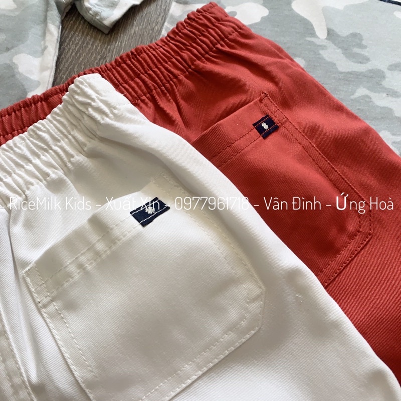 Bộ áo phông quần thô cho bé trai xuất dư xịn