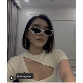 Áo kiểu croptop cut out