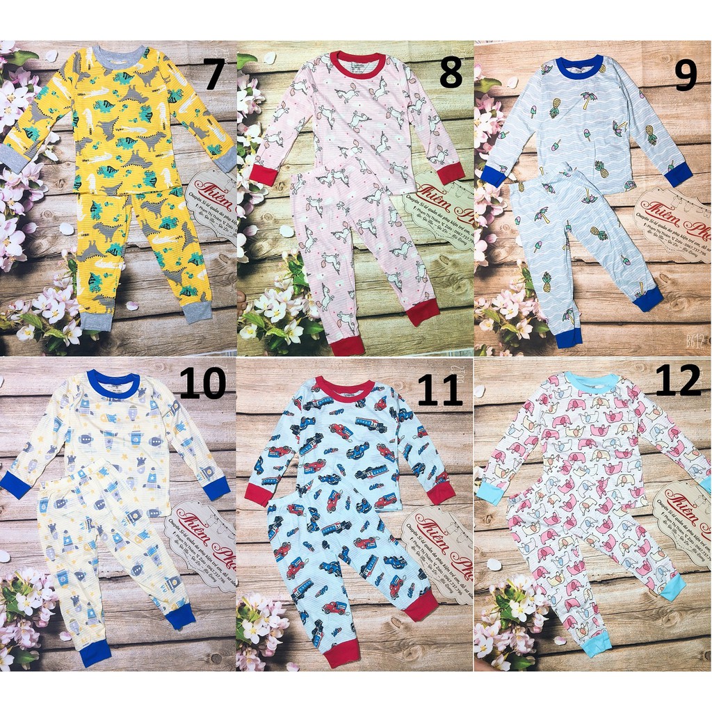 [GIA HUY DIET] BỘ DÀI TAY SỢI TRE-LOẠI 1-20 MẪU