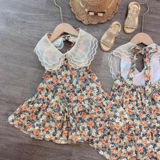 Oder Váy hoa cổ kính cho bé gái