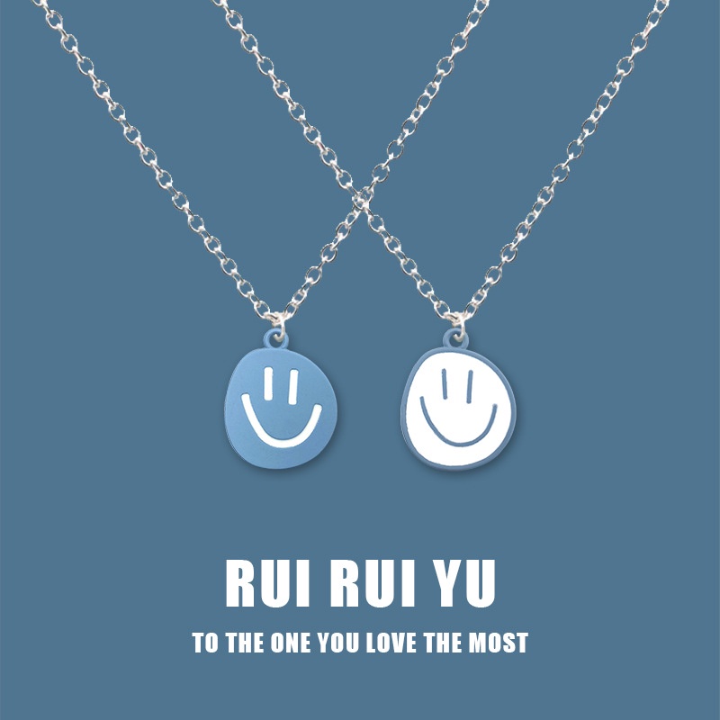 Vòng cổ Mặt Cười Nhiều Màu Sắc Ngọt Ngào Và Dễ Thương Cho Cặp Đôi