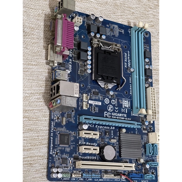 Main giga b75 d3v socket 1155
