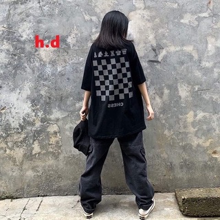 Áo phông CHESS bàn cờ cotton HD11