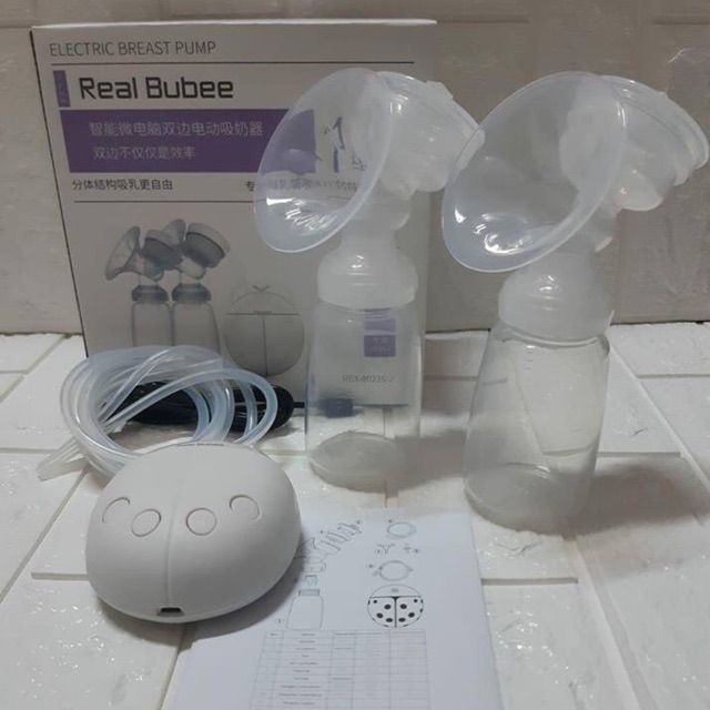 Máy hút sữa điện đôi "Real Bubee
