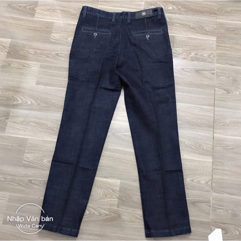 Quần jean nam trung niên túi chéo dáng thụng có đến size 36