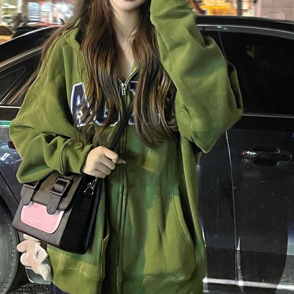 Áo Sweater Có Mũ Trùm Vải Mỏng Kiểu Retro Hàn Quốc Thời Trang Mùa Thu Cho Nữ