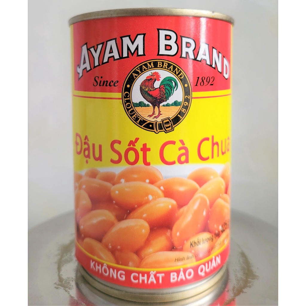 [HỘP LỚN 425g] ĐẬU XỐT CÀ CHUA [VN] AYAM Baked beans in tomato sauce (halal) (bph-hk)