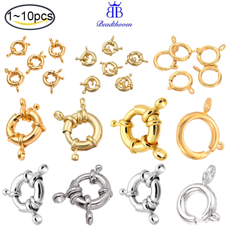 1-10 Khóa Gài 13x5mm Mạ Vàng 3mm Đa Năng Tiện Dụng