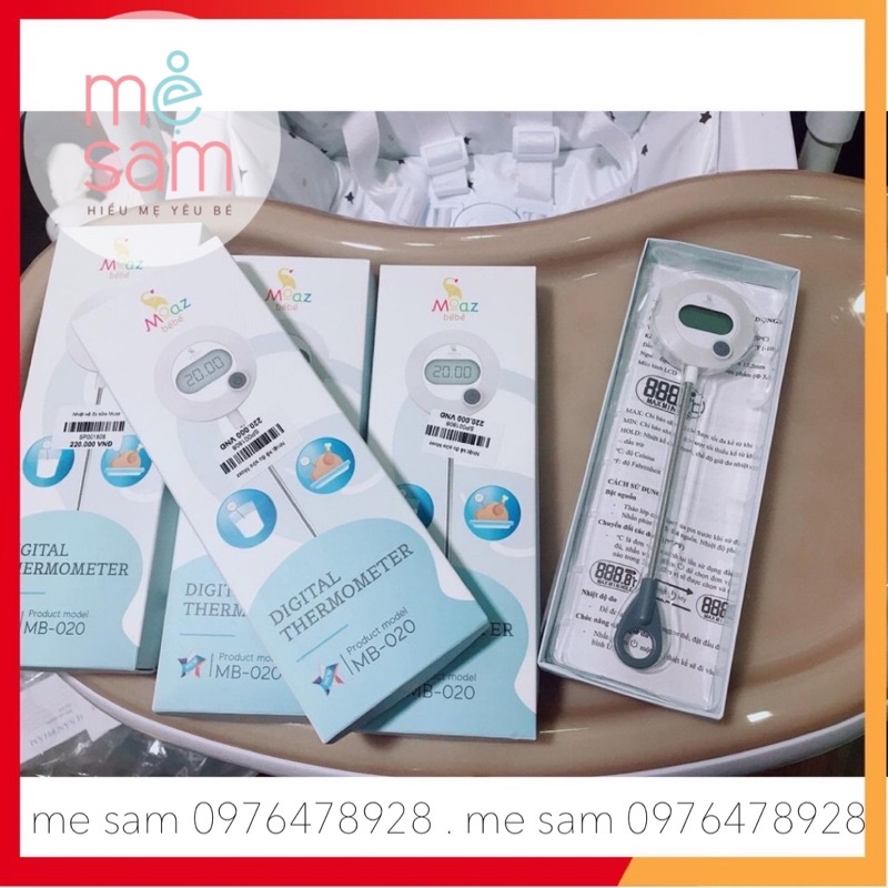 Nhiệt kế đo sữa MB-020 moazbebe