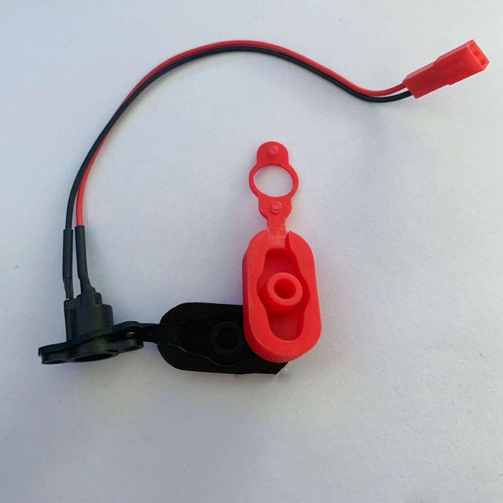 Bộ 1 / 2 Vỏ Bọc Lỗ Sạc Bằng Nhựa Chống Nước Cho Xe Điện