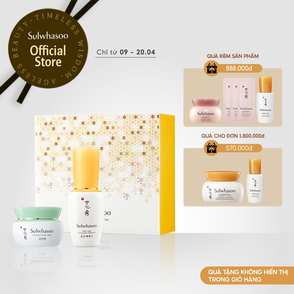 Bộ dưỡng da tinh khiết và rạng rỡ Sulwhasoo Radiance Journey Set | BigBuy360 - bigbuy360.vn