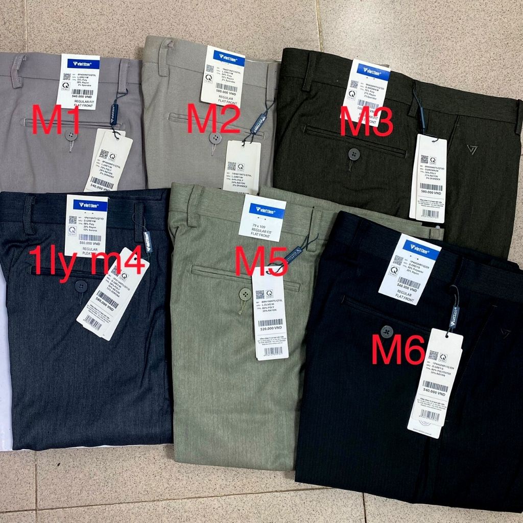 QUẦN TÂY VIỆT TIẾN CHÍNH HÃNG FOM REGULAR