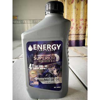 Nhớt xe máy energy 4t sn chính hãng dầu nhớt xe máy nhập khẩu từ mỹ 946ml