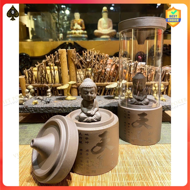 Thác khói trầm hương gốm tử sa cao cấp