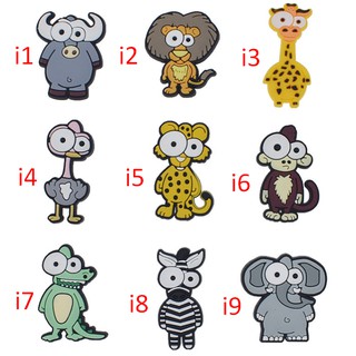 Sticker/Jbit gắn dép Crocs hình động vật ngỗ nghĩng