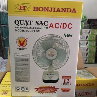 QUẠT SẠC HONJIANDA HJD-FL 301 (2 BÌNH)