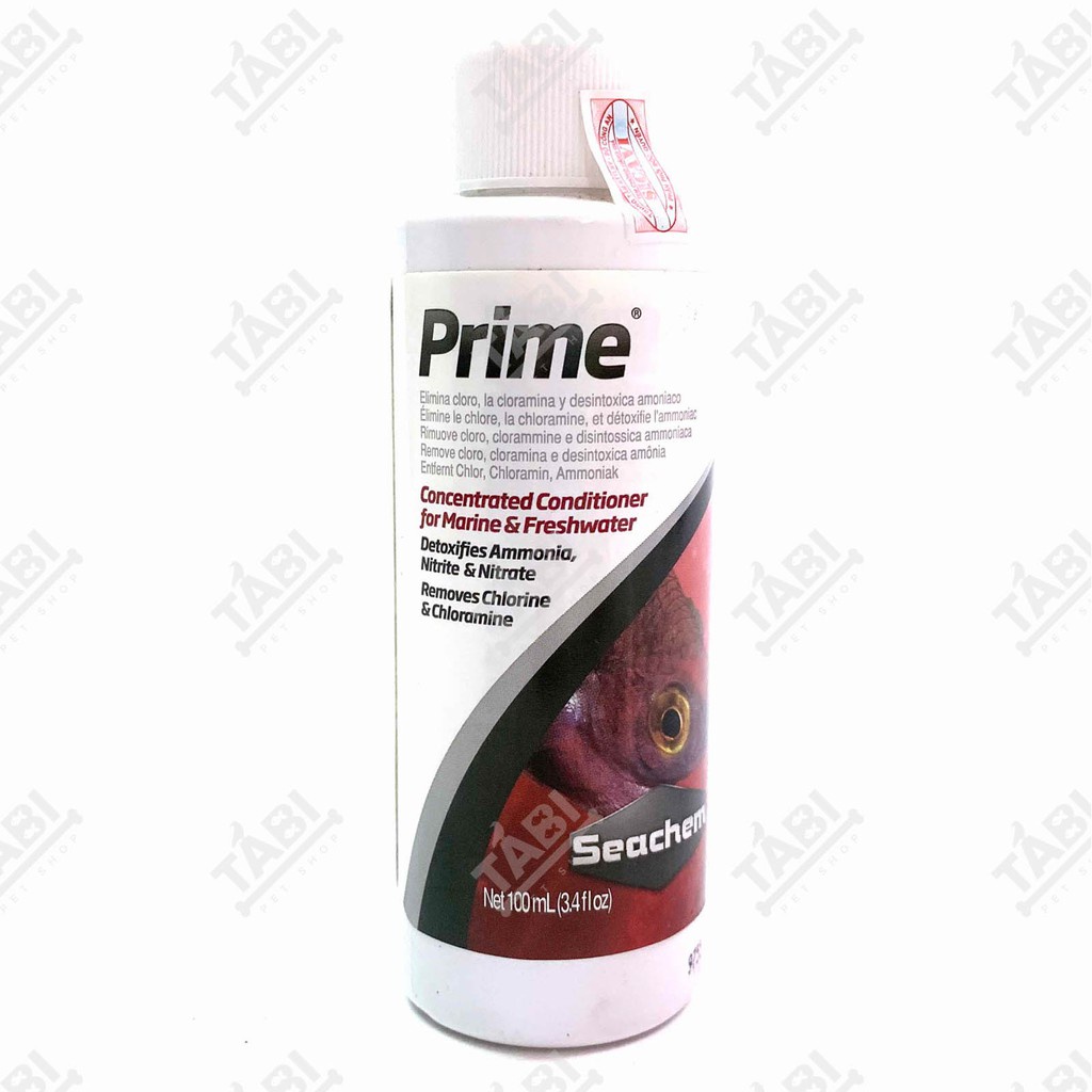 100ML Dung Dịch Khử Độc Seachem PRIME Cho Hồ Cá Cảnh