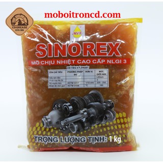 Mỡ bôi trơn Sinorex chịu nhiệt cao loại 500g-1kg