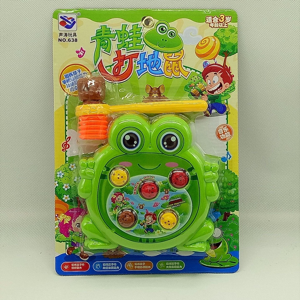 Đồ chơi đập chuột hamster hình ếch cho bé - đồ chơi giải trí vui nhộn