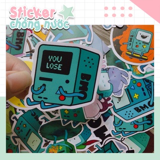 Set sticker BMO - hình dán chống nắng chống nước