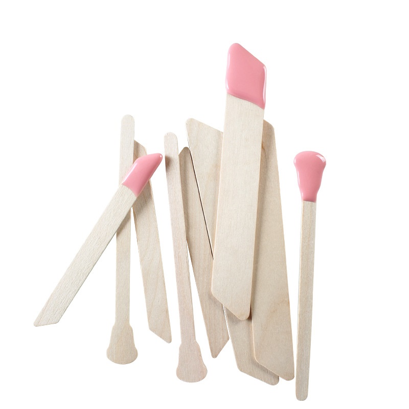 Bọc 20 Que đè lưỡi gỗ dùng để quét sáp wax tiện lợi