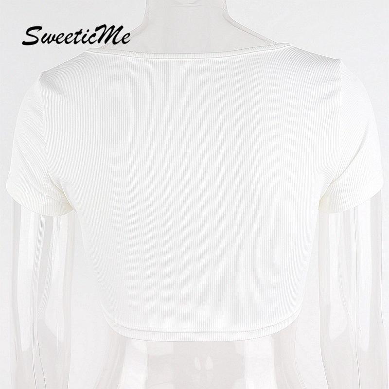 Sweeticme Áo Cardigan Tay Ngắn Dáng Ôm Thời Trang Cho Nữ 2021 | BigBuy360 - bigbuy360.vn