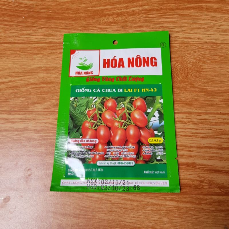 Hạt Giống rau cải chíp, bắp nếp nù, cải rổ, cải ăn non, súp lơ trắng, bí ngồi, cà chua bi, cà pháo_Hóa nông - Nhà Vừng