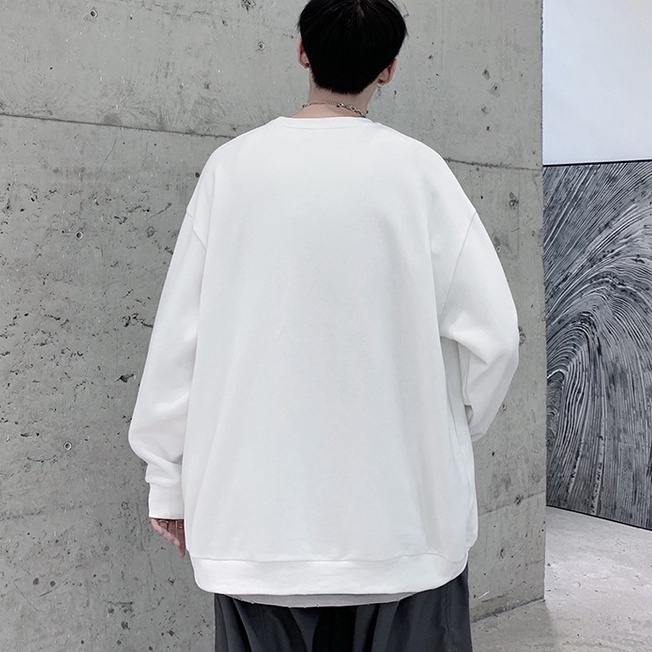 Áo sweater cổ tròn phong cách mới thời trang xuân thu 2021 dành cho nam