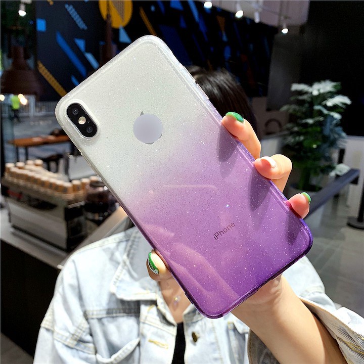 Ốp lưng iphone phủ kim tuyến lấp lánh ốp iphone 6 plus 7 plus 8 plus 6 6s X XS XR XS MAX - n59