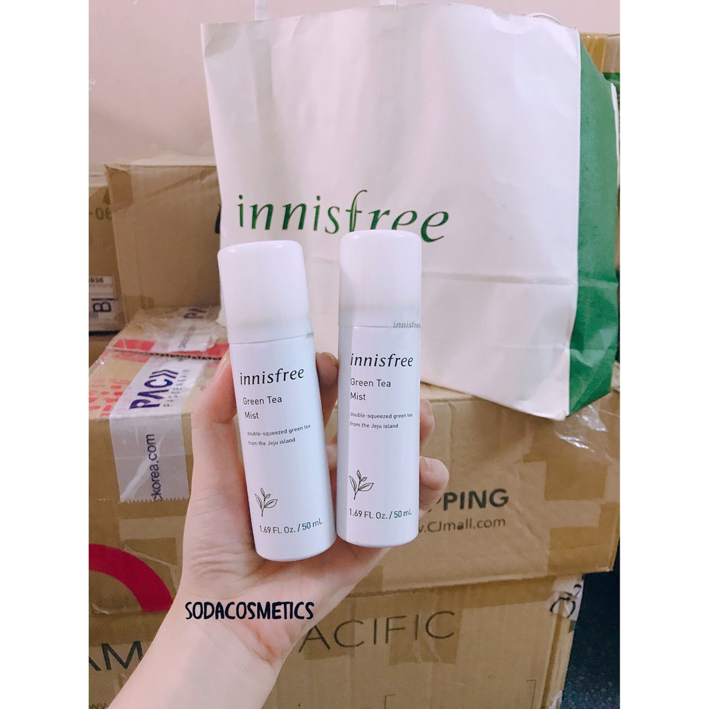 Xịt Khoáng Trà Xanh Innisfree Green Tea Mist