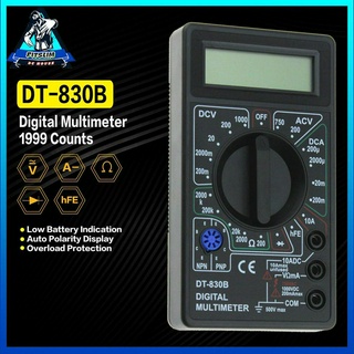 DT-830B Mini Digital Multimeter AC / DC Volt Amp Ohm Diode hFE Tester Vôn kế