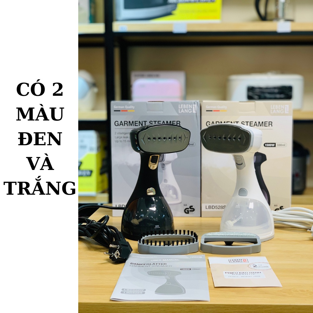 Bàn Là Hơi Nước Cầm Tay Cao Cấp Lebenlang Công Suất 1500W Mẹ Gạo, bàn ủi hơi nước cầm tay lebenlang công suất 1500W