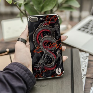 Skin Dán Iphone Rồng Đỏ