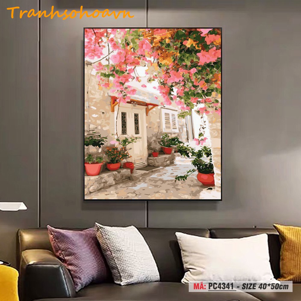 Tranh Sơn Dầu Số Hóa Phong Cảnh Tranhsohoavn Tự Tô Màu Treo Tường Ý Nghĩa Hàng Có Sẵn | BigBuy360 - bigbuy360.vn