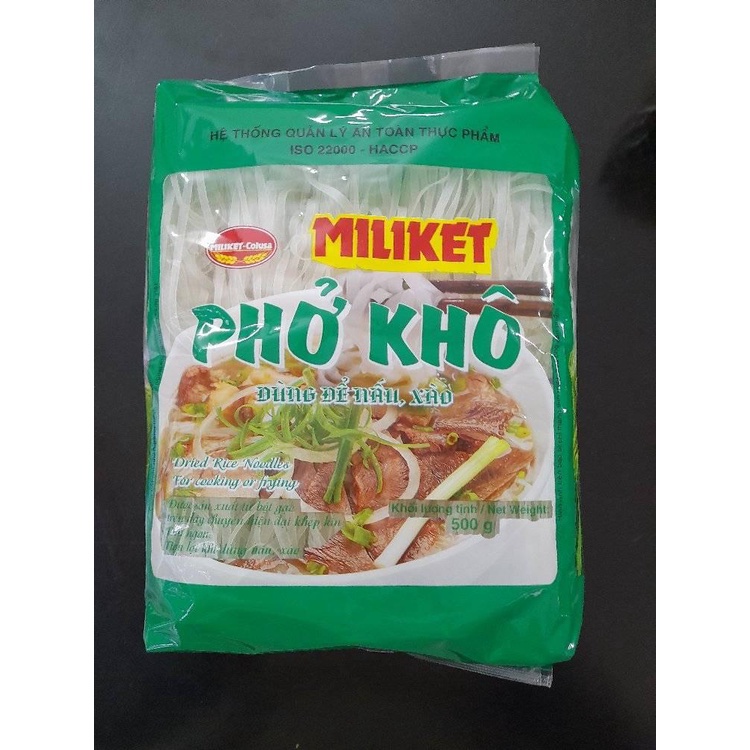 Phở khô hiệu Miliket, gói 500g