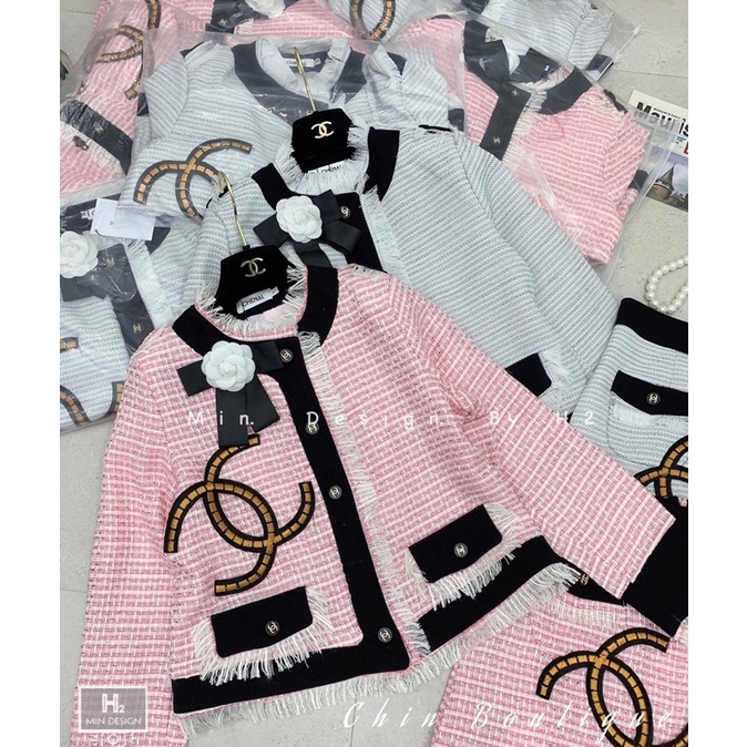 Sét dạ chaneo tang nơ siêu đẹp | BigBuy360 - bigbuy360.vn