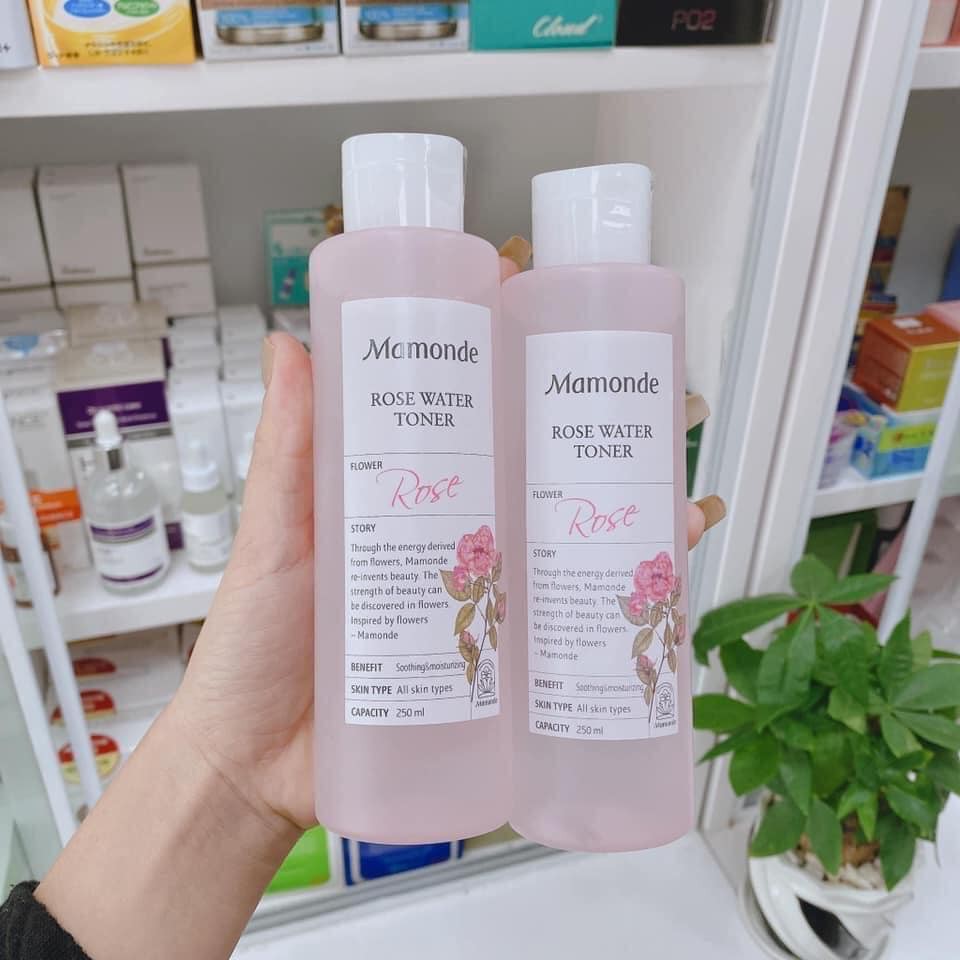 𝑵ướ𝒄 Hoa Hồng 𝐌𝐚𝐦𝐨𝐧𝐝𝐞 𝐑𝐨𝐬𝐞 𝐖𝐚𝐭𝐞𝐫 𝐓𝐨𝐧𝐞𝐫 250ml - Hàng Chuẩn Công Ty