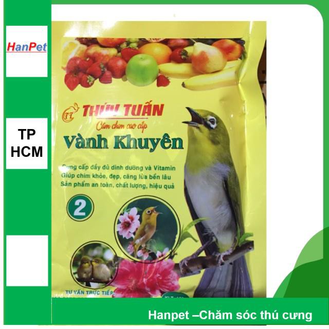 HCM-Cám chim - thức ăn chim VÀNH KHUYÊN THÚY TUẤN (hanpet 223) - cám dành cho chim cảnh