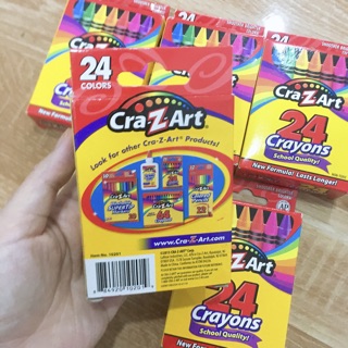 Bút sáp màu CraZart 24 cây