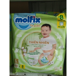 (Tặng 8 miếng)Tã quần Mofix size M76, L68, XL62, XXL56