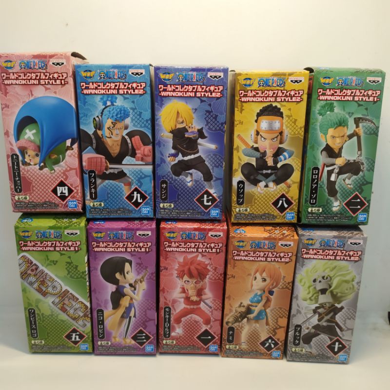 Mô hình One Piece Team mũ rơm Ninja WCF chính hãng NEW