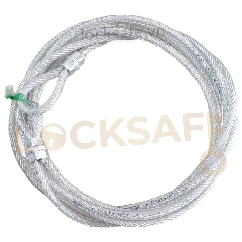 Dây Xích Xe Máy Thông Dụng Bọc Nhựa Và 2 Móc Tròn Phi 10mm Dài 60cm, 80cm, 1 mét, 1.2 mét, 2 mét, 3 mét