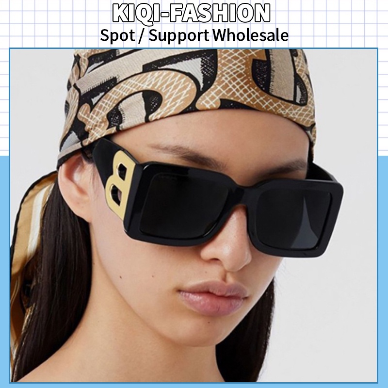 Kính Mát Gọng Chữ B Lớn Chống Tia UV Thời Trang Cho Nữ