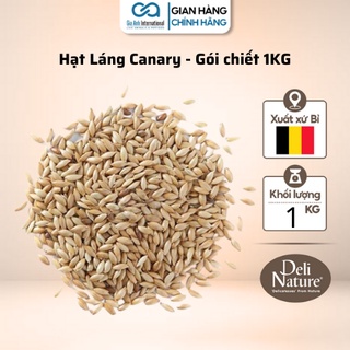 Hạt láng cho chim cảnh Deli Nature Canaryseed - Gói 1KG