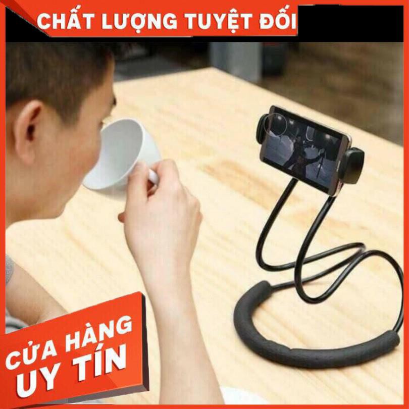 Giá đỡ kẹp điện thoại đeo cổ đa năng - kẹp đeo cổ