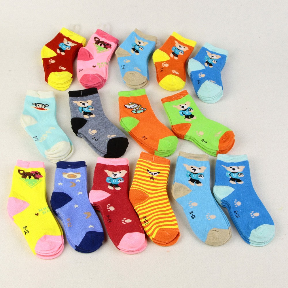 Set 5 Tất trẻ em nhiều màu ( hàng loại 1)